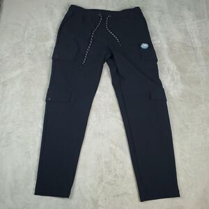 Ecko Unltd Pants Mens Large 32x30 Black Cargo Jogger Stretch Elastic Waist
